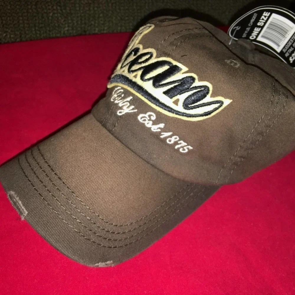 NEW! Brown Ocean City Ball Cap Hat Baseball Cap Vacation Unisex